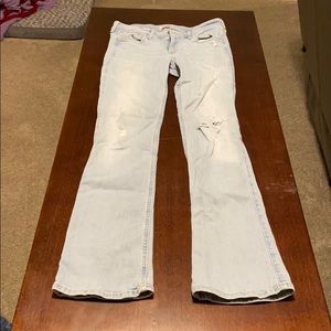 Hollister light wash boot cut jeans